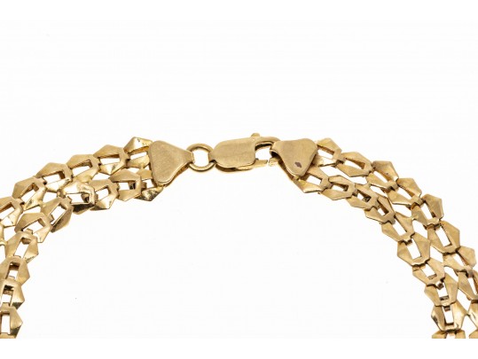Tasteful 14K Chain Bracelet
