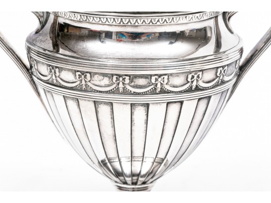 Tiffany & Co. Makers  Sterling Stunning Vintage Three Piece Pedestal Demitasse Set