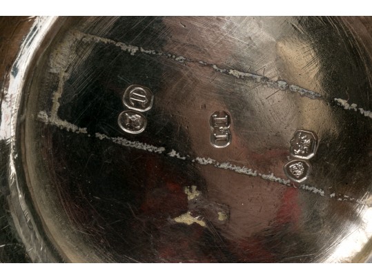 Antique Sterling Silver Beautiful Early Victorian Four Pieces Tea Set, Circa 1839 By Joseph Taylor