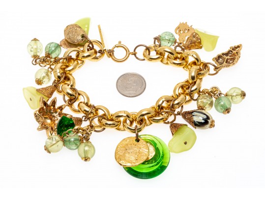 Lot Of Assorted Costume Jewelry, Including Two Costume Kate Spade Slip On Bangles