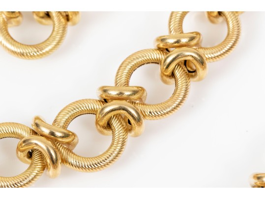 Stunning 18K Versitile Necklace And/Or Bracelet Set