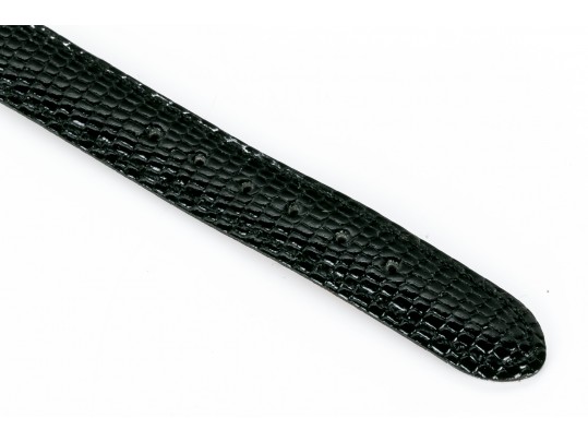 Classic Muste De Cartier Watch With Leather Strap