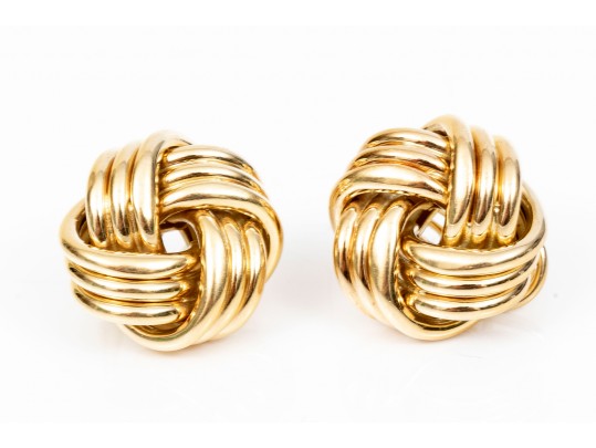 Timeless 18K Tiffany & Co. Knot Earrings 