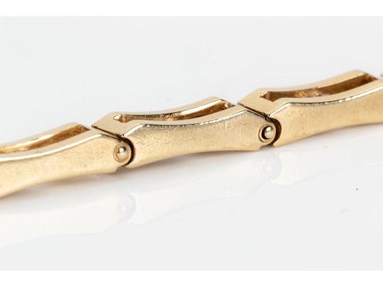 Dainty 14K Diamond Set Bracelet