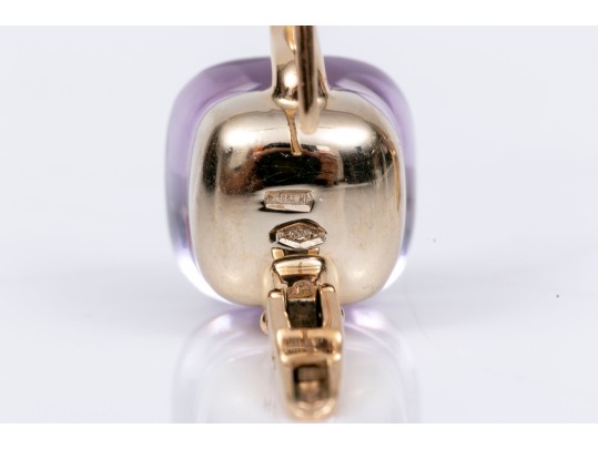 Stylish Pomellato 18K Amehtyst Earrings