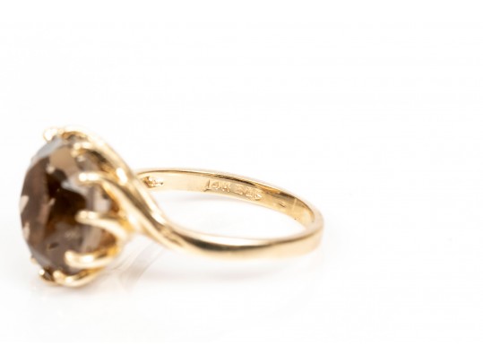 14K And 18K Colorful Gemstone Set Rings, Sizes 5, 6, 7