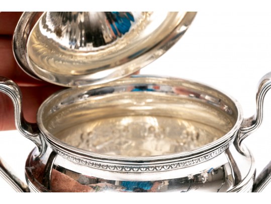 Tiffany & Co. Makers  Sterling Stunning Vintage Three Piece Pedestal Demitasse Set