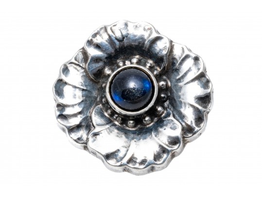 Georg Jenson Diminutive Floral Design Brooch, #189, Made Between 1915-1927.