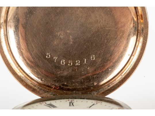 Lot Of Two Vintage Gold Filled Hunter Pocketwatches, Including Waltham