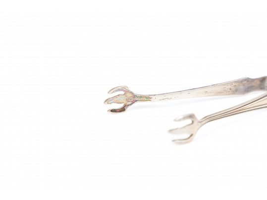 Lot Of Four Assorted Vintage Sterling Silver Sugar Tongs