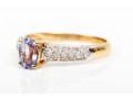 14K Tanzanite & Diamond RIng, SIze 6