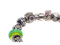 Colorful Sterling Beaded Bracelet