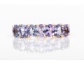 14K Purple-Blue Tanzanite Ring, Size 6