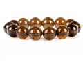 Carnelian Beaded Necklace And Brown Quartz Beaded Bracelet
