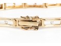 Dainty 14K Diamond Set Bracelet