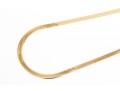 Classic 14K Herring Bone Chain Necklace