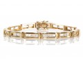 Dainty 14K Diamond Set Bracelet