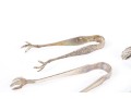 Lot Of Four Assorted Vintage Sterling Silver Sugar Tongs