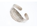 Sterling Etched Cuff Bracelet