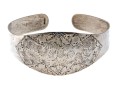 Sterling Etched Cuff Bracelet