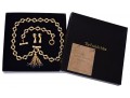 Franklin Mint The Sultan's Treasure 22K Gold Plated Necklace, Bracelet And Earrings Set