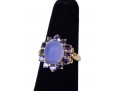 14K YG Chalcedony, Tanzanite Cocktail Ring & Earrings *UPDATED*