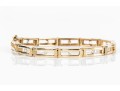 Dainty 14K Diamond Set Bracelet