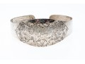 Sterling Etched Cuff Bracelet