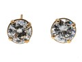 Classic 14K Brilliant Cut Diamond Stud Earrings, 0.9 TCW