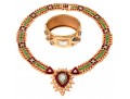 Stunning Franklin Mint Mughal Jewels Of India Necklace And Bob Mackie Austrian Crystal Watch