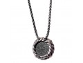  David Yurman Elegant Petite Chatelaine Sterling Silver Black Onyx Necklace