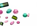 Loose Stones: 18 Green And Pink Tourmaline, 16.0 TCW