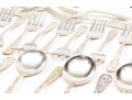 Lot Of Assorted Maker Complementary Sterling Silver Flatware, 112 Pieces