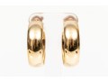 Understated 14K Polished Hoop Earrings