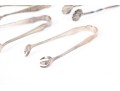Lot Of Four Assorted Vintage Sterling Silver Sugar Tongs