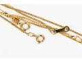 14K Serpentine Chain Necklaces And Bracelet