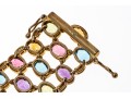 Colorful Multi-Stone Sterling Bracelet 