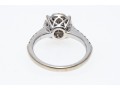 Stunning 10K White Gold Diamond Set Ring, Size 5.25-
