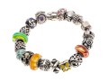 Colorful Sterling Beaded Bracelet