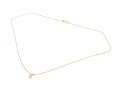 Dainty 14K Single Diamond Pendant Necklace