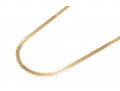 Simple 14K Herringbone Chain Necklace