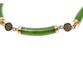 14K Carved Nephrite Bracelet