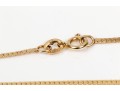 Slim 14K Herringbone Chain Necklace