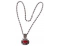 Samuel Benham BJC Sterling Silver, 18K Red Coral Jewelry Suite