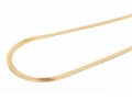 Classic 14K Herring Bone Chain Necklace