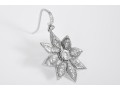 Stunning 14k Diamond Flower Drop Earrings *UPDATED*