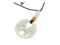 Carved Jade Pendant Necklace