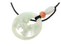 Carved Jade Pendant Necklace