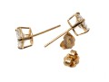 Classic 14K Brilliant Cut Diamond Stud Earrings, 0.9 TCW