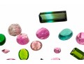 Loose Stones: 18 Green And Pink Tourmaline, 16.0 TCW
